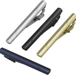 ™ 2x4 Pieces Formal Men's Metal Fashion Simple Necktie Tie Pin Bar Clasp Clips | Tie Clasps & Tacks | Mens Jewelry-image-2