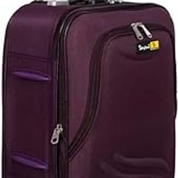 Polyester Travel Trolley/Suitcase Bag with Number Lock-20 Inch(Purple)-image-87