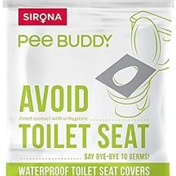 PEE BUDDY Waterproof Toilet Seat Cover - 5 Sheets | No Direct Contact with Unhygienic Seats | Easy To Dispose | Nature Friendly | Must Have For Women and Men-picture-10