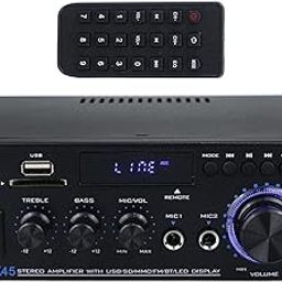 CLUB BOLLYWOOD Ak45 Audio Power Amplifier With Microphone 2.0 Channel Hifi Stereo Amplifier | Consumer Electronics | Tv, Video & Home Audio | Amplifiers & Preamps-15