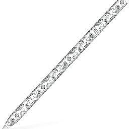 Capes Skins Wraps Stickers Compatible with iPad Pencil 2nd Generation | Anti-Scratch Durable 3M Vinyl Wraps | Not a Case | Wireless Charging Compatible | White Paisley-27