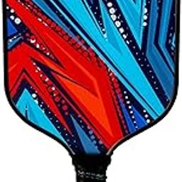 Everhype Carbon Fiber Pickleball Paddle | Lightweight Racket | Cushion Comfort Grip Pickle Ball Paddle | Indoor/Outdoor Play Compatible, Multicolor-19