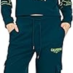 Women's Cotton Track Suit Typography Printed Crop Top Co-ords Set 5818-image-50