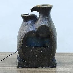 Club Bollywood®Mini Rockery Indoor Fountain Waterfall USB Art Crafts for Home Outdoor Decor|Home & Garden | Indoor Fountains|1 Piece Desktop Water Fountain Ornament-5