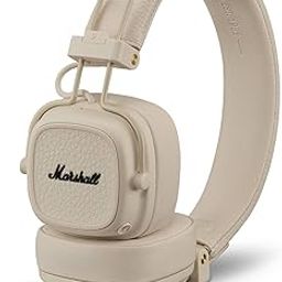 Marshall Major V Wireless On-Ear Headphones, Cream.-28
