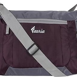 Polyester Water Resistant Sling Bag For Men Cross Body Travel Office Business Messenger one Side Shoulder Bag for Men and Women - (Wine)-image-44