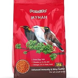 PETSLIFE Bird Food for Mynah, 1 kg-15