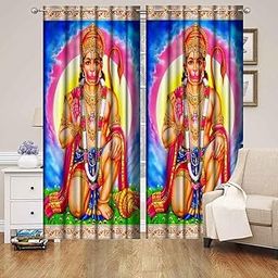 Collection by Sukriti Creations Premium Digital Printed Curtain for Door Curtain Home and Office, Driwing Room, Bedroom, Office, Hotel, PG | Living Room and Kitchen Hall (Size-7 Feet)(Set of 1)-image-86