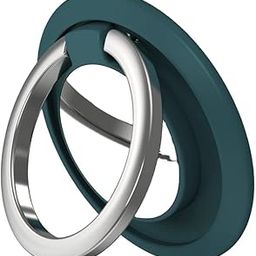 KolorFish Universal Magnet Mobile Phone Ring Grip Holder Stand 360 Degree Rotation with Finger Ring for All Mobile Phone and Tablet (Night Green)-image-33
