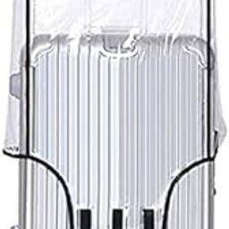 Sharp CN 24" Transparent Protective Zipper PVC Dust Proof Cover for Hard/Plastic Body Luggage/Suitcase Trolley Bags | Hard 2 | Size: 24-47
