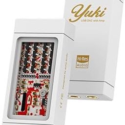 aune Yuki Portable DAC with Headphone Amp,Completely Separate DAC and AMP Ceramic Substrate Structure,32bit/768k DSD256 USB C Dongle with 3.5mm 4.4mm Output High-Res Lossless for Smartphone PC Laptops-image-86