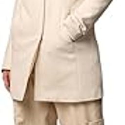 Women's Polyester Blend Longline A-Line Coat-picture-44