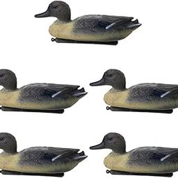 MERISHOPP 5 Pieces Outdoor Activity Male Decoy PP Floating Duck Decoy Drake Yard Decor-image-67