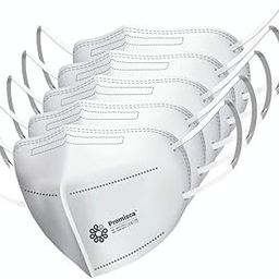 Promisca Unisex N95 (Pack of 5) Ear Loop Style Protective Face Mask 5 layered filtration with genuine Melt Blown and Hot Air Cotton Layers (Regular)-6