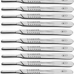 Greta Scalpel/Surgical Blade Handle (BP HANDLE) Made of Stainless Steel Without Blade (3 NO. BP HANDLE SET OF 10)-image-32