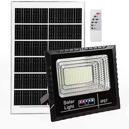 GlowBase 100W LED Solar Flood Light, Outdoor Waterproof, for Home Garden Wall Compound Entrance, Automatic Lamp with Remote Control-image-34