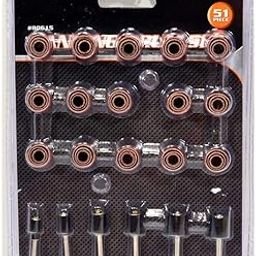 Rangwell NX PCs Sanding Drum Set for Dreamer and All Other Rotary Tools 51 Piece Sanding Drum Set with Mandrills-30