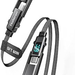 Haiteron 4 in1 Charging Cable 60W 5FT-image-55