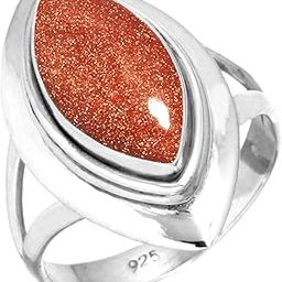925 Sterling Silver Statement Ring for Women 8x16 Marquoise Gemstone Handmade Jewelry for Gift (99133_R)-image-66