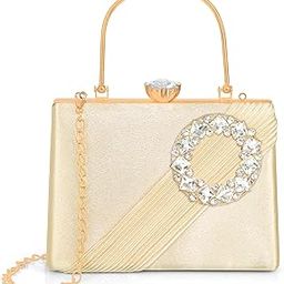 Radiant Halo Satin Clutch (PINK)-image-37