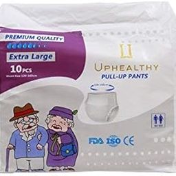 Uphealthy Adult Pull Up Diapers/Pants/Brief, XL, 120-160cm-image-73