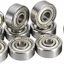 Invento 624ZZ_1 Radial Ball Bearings 3D Printer or Robotics or DIY Projects, 10 Pieces 624Zz 4x13x5mm 624Zz-17