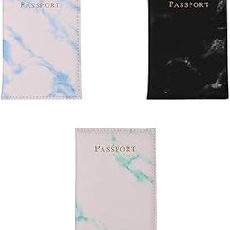 Travel Passports Holder Passport Cover Wallet Case/|Clothing Shoes & Accessories | Womens Accessories | ID & Document Holders|3 Pieces Pports Holder-image-20