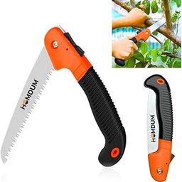 Homdum folding saw for tree cutting with Secure Lock, hand saw for wood cutting, Branch Cutting Pruning Saw for Gardening 180mm-30
