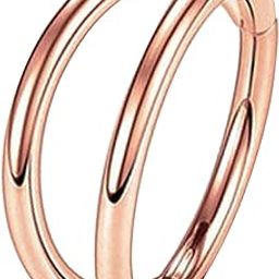 ATORSE Nose Ring Gifts Trendy Hoop Septum Rings for Festivals Valentine's Day Women-image-51