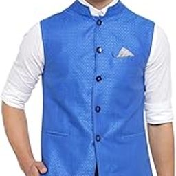 Men’s Nehru Jacket | Band Collar | Smart Fit | Warm Winter Casual Wear-22