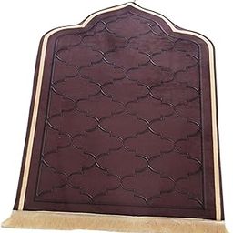 MYADDICTION Worship Mat Floor Carpet Thickened Floor Mat Prayer Mat for Wedding Travel Brown L-image-4