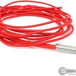 3DInnovations 3D Printer 24V 40W Cartridge Heater Wire for Extruder (1 Meter Long Wire, Qty.-1 pc)-24