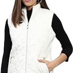 monte carlo Womens Embroidered Pink Mock Neck Sleeveless Jacket-picture-49