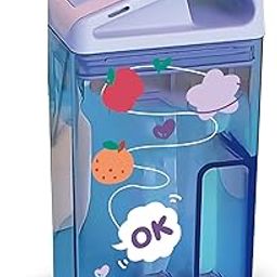 LuvLap Aqua Baby Sipper (Pink), 240ml, Touch Flow Mechanism, Leak-Proof Design, Dual-Purpose Lid, Transparent Body, Food-Grade Silicone Straw, Drop Resistant. Monitor Liquid Intake, Stain & Odor Proof-picture-16