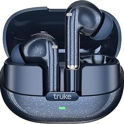 truke New Launch Buds Aura True Wireless in Ear Earbuds with 70Hrs of Playtime and Fast Charging Ear Buds, 13mm Titanium Drivers, Quad-MIC ENC TWS, 40ms Low Latency Gaming Buds, BT 5.4 (Azure Blue)-28