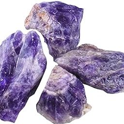 eshoppee 150-200 gm Amethyst Stone Rough Natural raw Crystal Rock for Healing Meditation Decoration and vastu Correction (Amethyst)-image-68