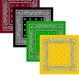 Handkerchiefs for Men & Women | Soft, Absorbent & Reusable 1pc/8 Black bandana-image-53
