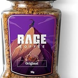 Rage Coffee Original Coffee Blend 100% Pure Arabica Beans | Instant Coffee for Smooth Aroma & taste, Hot and cold coffee) (Original Unique Blend, 50g)-image-32