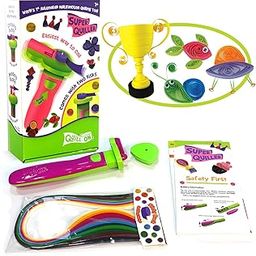 Quill On - Super Quiller - Automated Multifunction Quilling Tool - Pink-picture-12