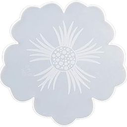 ARTOOL Flower Shape Resin Art Mold Creative DIY Multipurpose Art and Craft Making Silicone Coaster Epoxy Resin Flower Casting Mould Set of 2 (A10)-image-72