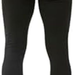 Thermal Fleece Leggings for Men, Winter Innerwear Gym Tights, Size 28-40, Black-image-124