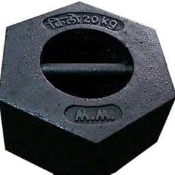 Metis Cast Iron Test Weight, Calibration Weight, Capacity 20 Kg-29
