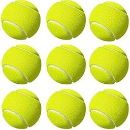 S.Stock Soft&Light Weight Cricket Tennis Woollen Balls Recommended for Indoor/Outdoor Street & Beach Cricket Practice&Training,Playing with Pets (Pack of 9)-image-89