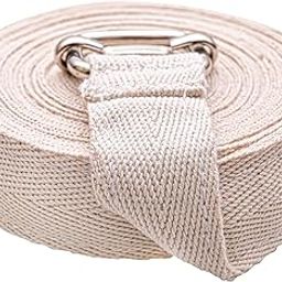 Preeti Yoga Medical Yoga Belt - Supportive Strap for Rehabilitation & Flexibility | Adjustable & Comfortable for Yoga Therapy & Physical Therapy (3 Meter, Off-White)-picture-28