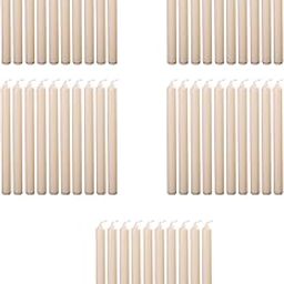 SaroKart Unscented White Wax Candle – Plain Household Utility Candle for Home, Pooja, Emergency Use – Long Burning Time – Pack of 50-image-29