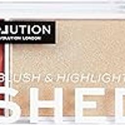 Makeup RevolutionShimmer Bomb Light Beam Pearl |Super sparkly gloss | A shimmery, sheer formulation | Infused with Vitamin E for extra nourishment | 4.5mlColour Play Blushed Duo Daydream, Multi-Color-43