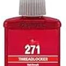 LOCK-TITE Threadlocker Red 271 – Permanent Thread Sealant for Engines, Machinery & Vehicles – Prevents Loosening from Vibration – 50ml-24