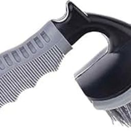MisterMonger Car Wheel Cleaning Brush Set, Heavy Duty Rim Scrubber with Ergonomic Handle, Grey and Black-image-33
