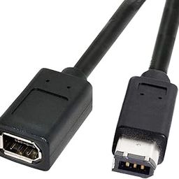 CY IEEE 1394 6Pin Female to 1394a 6Pin Male Extension Data Video Capture Card Firewire 400 to 400 Cable 20cm-22