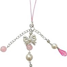 Snowy's Shop Cute Phone Charm for Women Girls Teens – Kawaii Aesthetic Bag Charm & Cell Phone Accessory | Acrylic & Metal Chain Lanyard Gift for Girls | Stylish Phone & Bag Decoration-picture-25